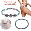 Anklet Bracelet Magnetic Therapy Colorful Gallstone Hematite Chain Stimulating Acupoints Slim Fat Bracelet