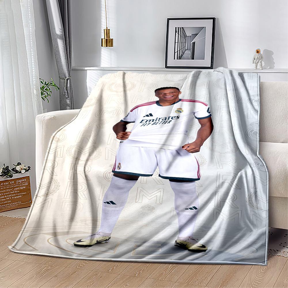 Mbappe 31 Blanket Ultra-Soft Great for Livingroom Picnics Office Chair for All Occasions Stylish Decor Gift for Travel Home Birthdays