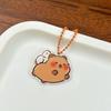 Acrylic Kapibara Bag Hanging Funny Capibara Pendant Kawaii Capybara Acrylic Keychain  Birthday Gift
