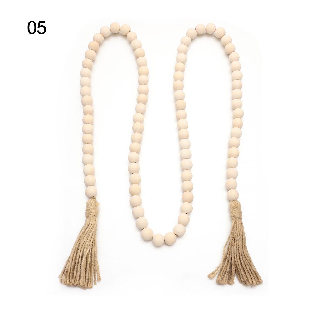 Праздничный фермерский деревенский деревенский деревянный бисерный гирлянда настенный декор для дома молитвенные четки
