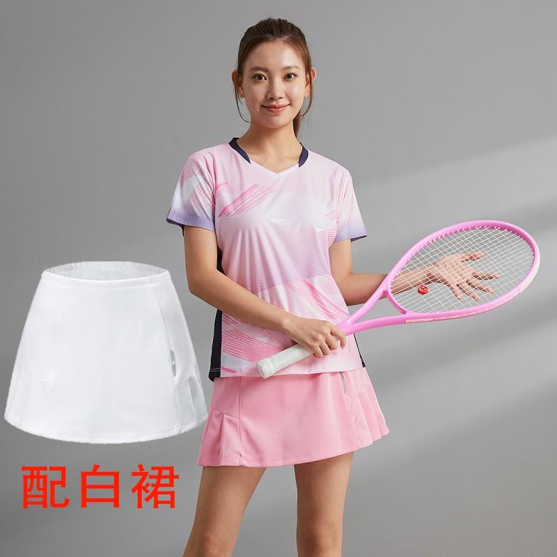 Quick Dry Sport Shirt Shorts Set Badminton Tennis Ping Pong Unisex Performance Athletic Wear
