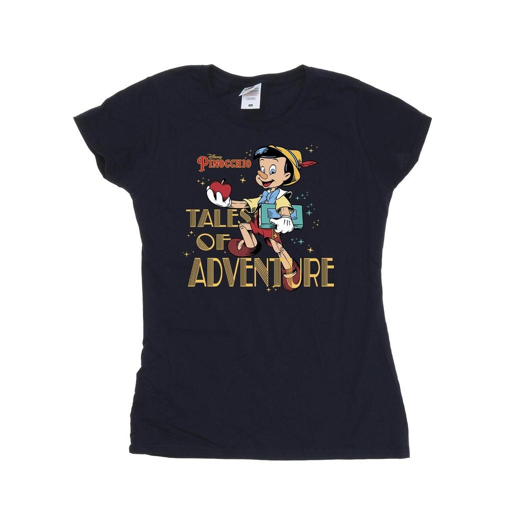 Pinocchio Womens/Ladies Tales Of Adventure Cotton Boyfriend T-Shirt
