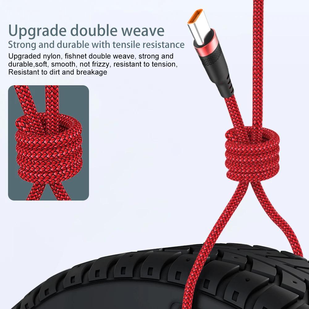 6A USB TYPE C USB-кабель для быстрой зарядки 3 м 5 метров USB C удлинительный зарядный кабель для Samsung Xiaomi OPPO OnePlus