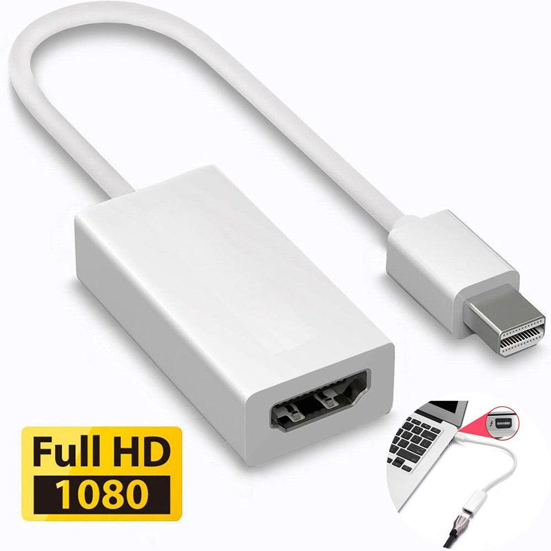Mini Display Port DP to HDMI-compatible Adapter Cable for Macbook Pro Air 1080P