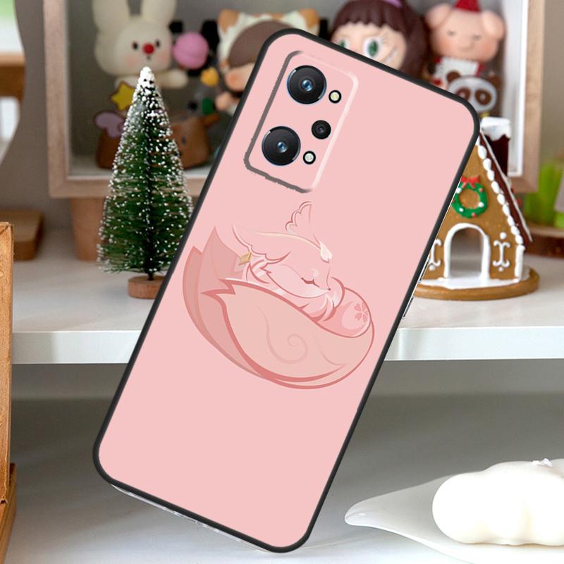 Чехол Yae Miko Genshin Impact для OPPO Realme C55 C35 C33 C31 C30 C25 C21Y C11 GT Neo 5 3T 2T Realme 10 9 11 Pro Plus