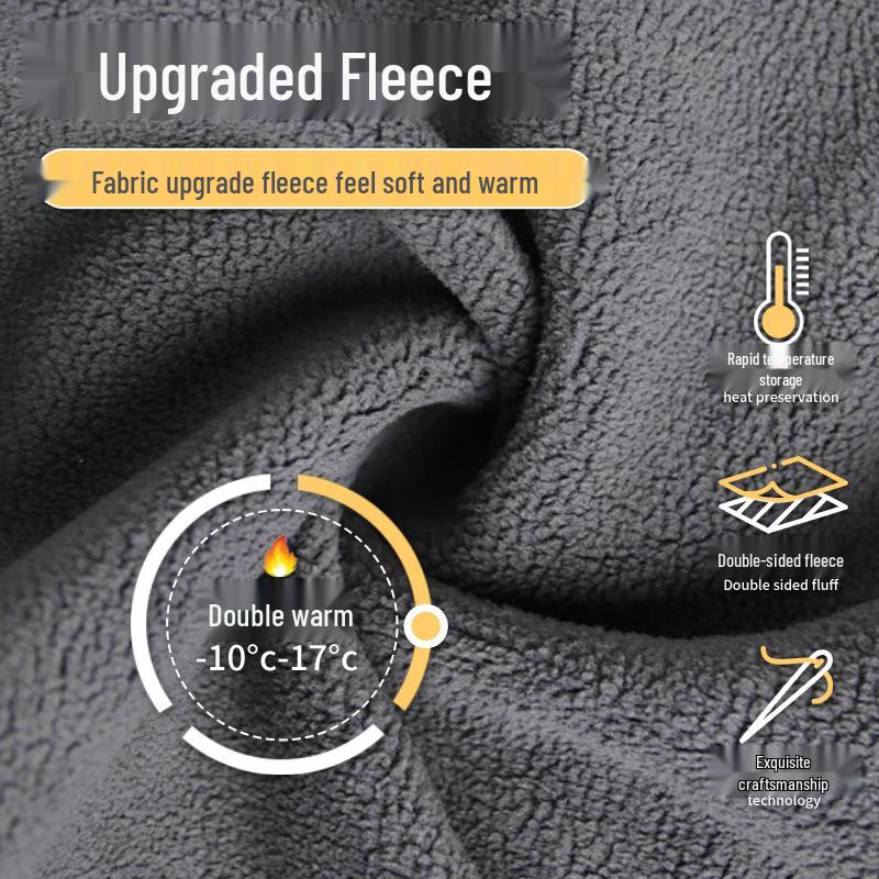 Windproof Fleece Neck Gaiter: Multifunctional Warm Face Mask for Outdoor Sports