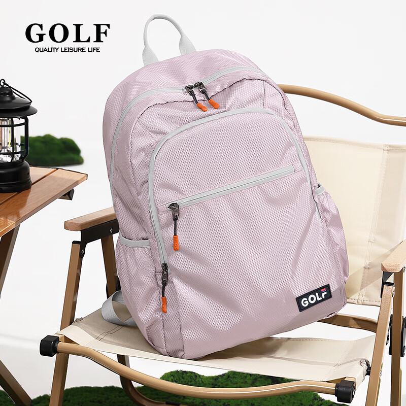 GOLF Foldable Travel Backpack, Water-Resistant Outdoor Sport Bag, Bookbag