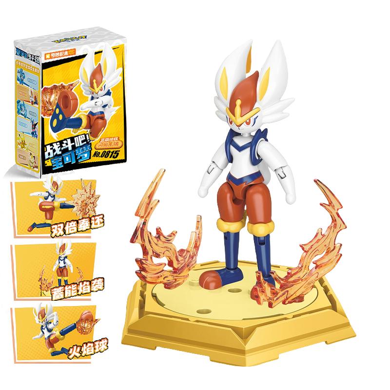 Keeppley Pokemon Блоки для битвы Лукарио Чаризард Мьюту Бластойз Грениндзя Сборная 3D Модель Мини Фигурки из Кирпичиков Игрушки