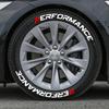 8 ШТУК Для 4 Колес PERFORMANCE Шины Колеса Автомобильные Наклейки Универсальные 3D Толстые Авто Буквы Наклейки Цельные Наклейки для Декора Автомобильных Шин