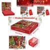 Vibrant Christmas Jigsaw Puzzle Advent Calendar Made From Premium Paper With 1008 Pieces