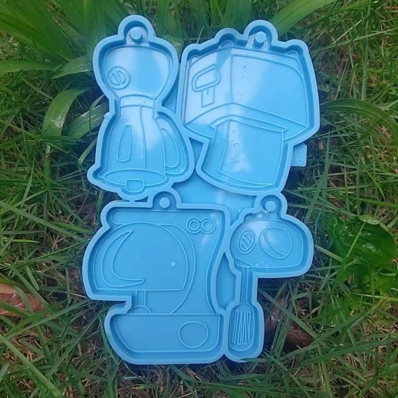 Силиконовая форма для DIY брелоков в форме Кофемашины и Хлебопечки, Подвеска, Форма для эпоксидной смолы, Изготовление брелоков, сережек, Поделки