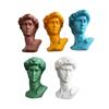 Многостильный Давид, красочная скульптура, креативный 3D трехмерный дизайн личности, наклейки на холодильник из смолы, украшения
