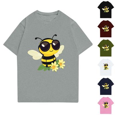 Детская футболка с круглым вырезом и короткими рукавами