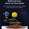 Cada 865 шт., городская солнечная система, часы «Земля и Солнце», строительные блоки, научный эксперимент, образовательные кирпичи, игрушки, подарки для мальчиков