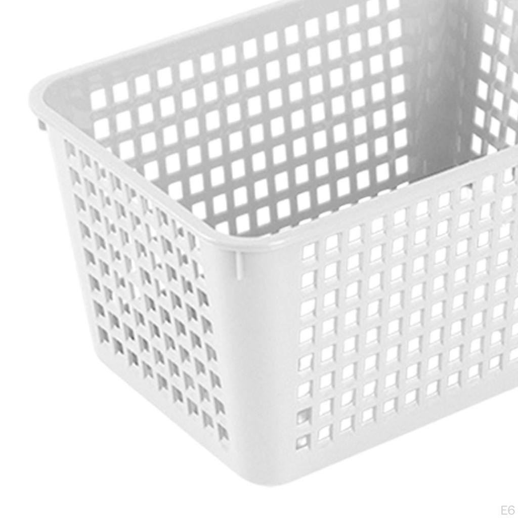 6 Pieces Desktop Storage Baskets Vanity Organizer Trays Containers Makeup Perfume