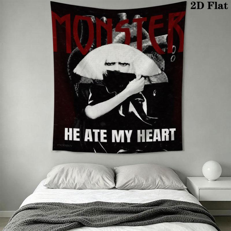 Lady Gaga Wall Hanging Printed Fabric Blanket Decorative Tapestries for Bedroom Living Room Home Decor