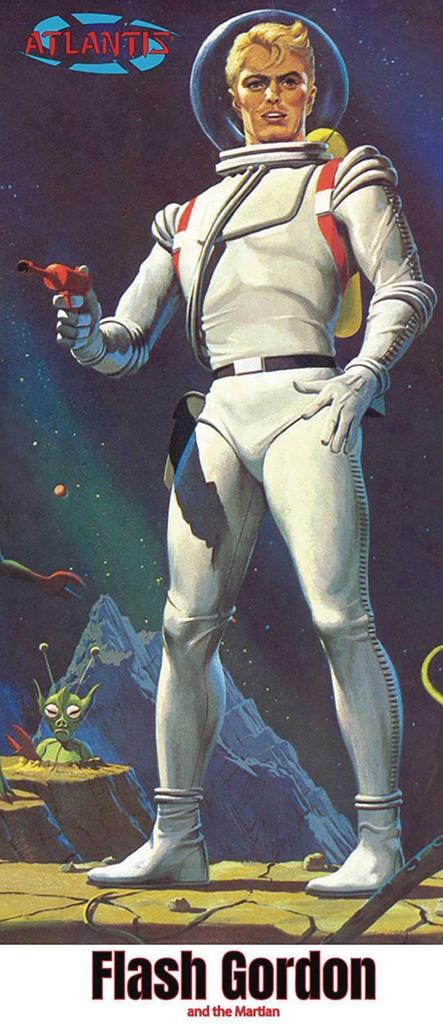 Atlantis Model Flash Gordon with Martian New Version Plastic Model ATLAMCH1450 1/8