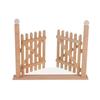 1/12 Кукольный домик Деревянный забор Ворота Модель Кукольный домик Миниатюра Сказочный сад Дверь Кукольный домик Имитация Мебель Украшение Игрушки