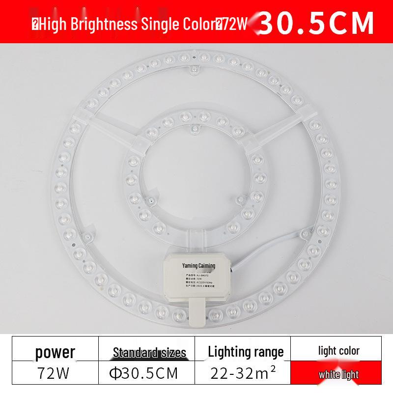 Светодиодная потолочная панель: Энергосберегающая лента, трубка и плата для ремонта спальни и гостиной