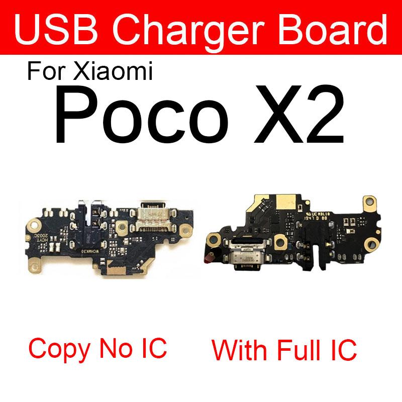 USB-зарядка док-порта, соединительная плата, гибкий кабель с микрофоном для Xiaomi Mi Poco F1 F2 Pro Poco X3 X2 C3 Mi Play, запасные части