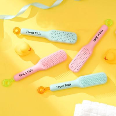 Волшебная расческа Fromkids 2 типа, Самоочищающаяся макаронная расческа для малышей, детей и учеников начальной школы