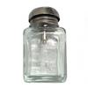 Square Clear Refillable Bottle Glass Liquid Pump Dispenser Bottle  Makeup Remover