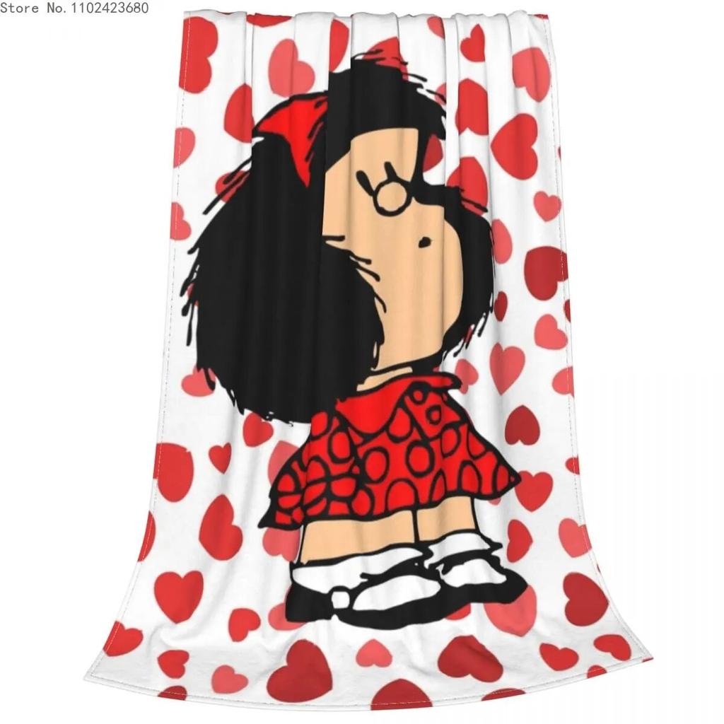 Mafalda аниме плед одеяло фланелевые зимние многофункциональные теплые пледы для кровати дорожный коврик кусок