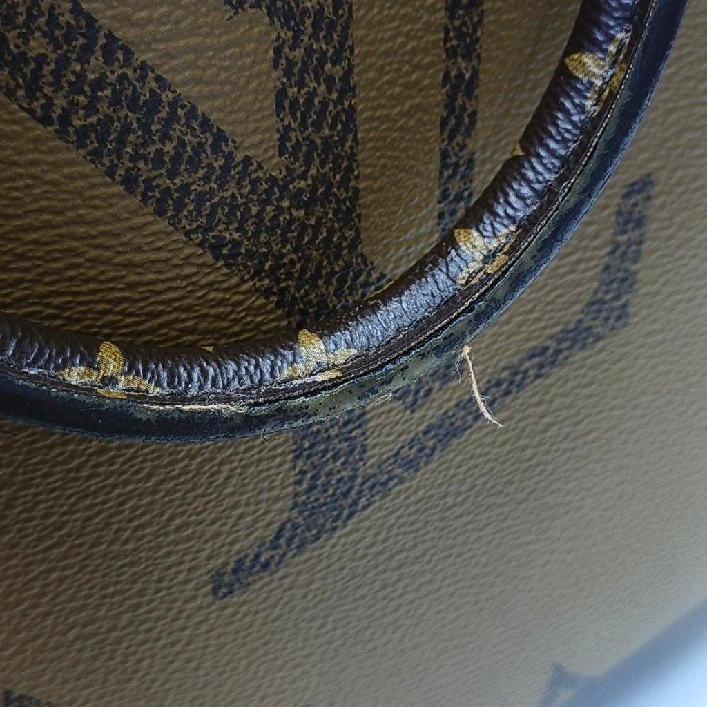 [Pre-Owned] Louis Vuitton Onthego MM 'Brown Giant Monogram/Brown Monogram Reverse Canvas' - Fair #1JJY6YW