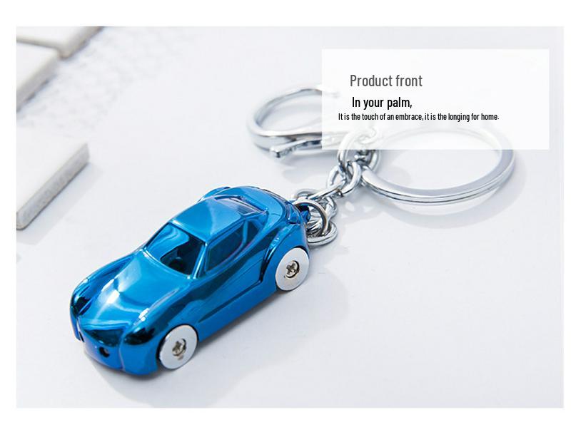 Светящийся брелок из цинкового сплава - Креативный подарок для мужчин и женщин, Милый корейский парный кулон.