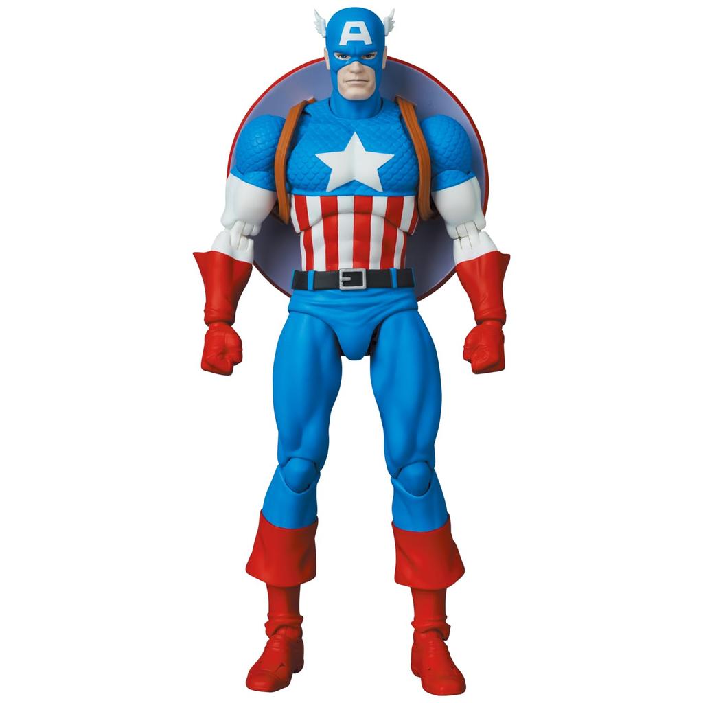 MAFEX CAPTAIN AMERICA Капитан Америка высота 160 мм окрашенная фигурка №217 (КОМИКС Вер.) приблизительно. Немасштабируемый