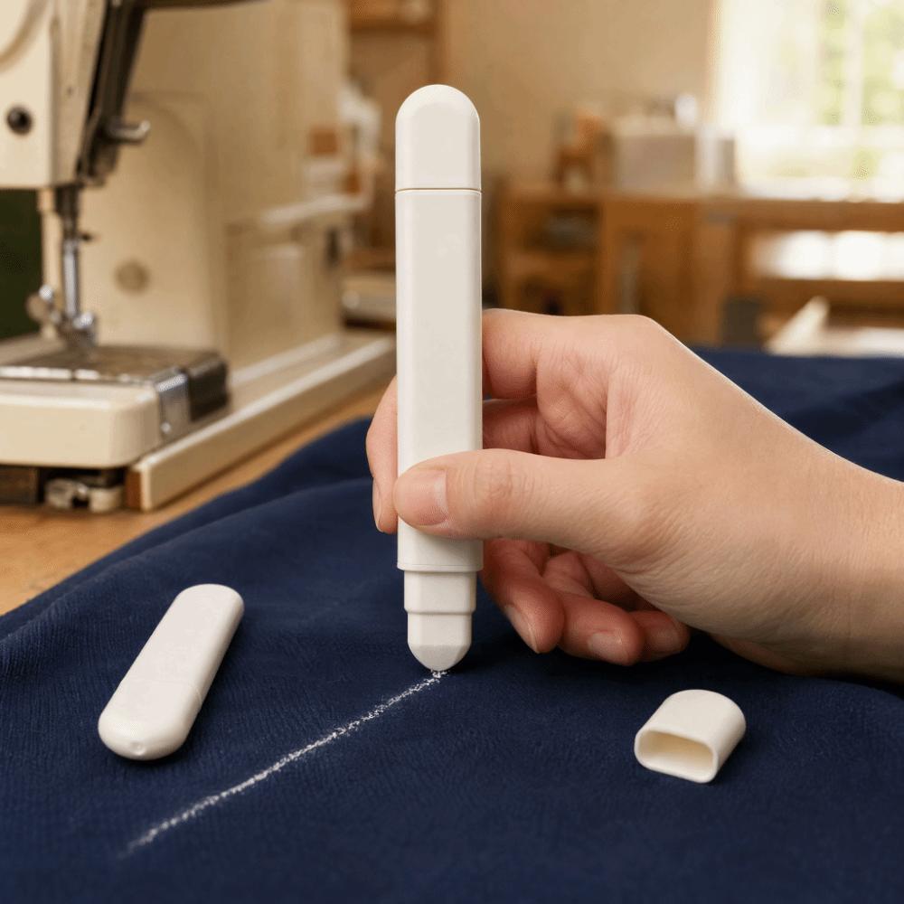 2Pcs Refillable Sewing Chalk Erasable Chalk Pen DIY Tailor's Chalk Tailoring