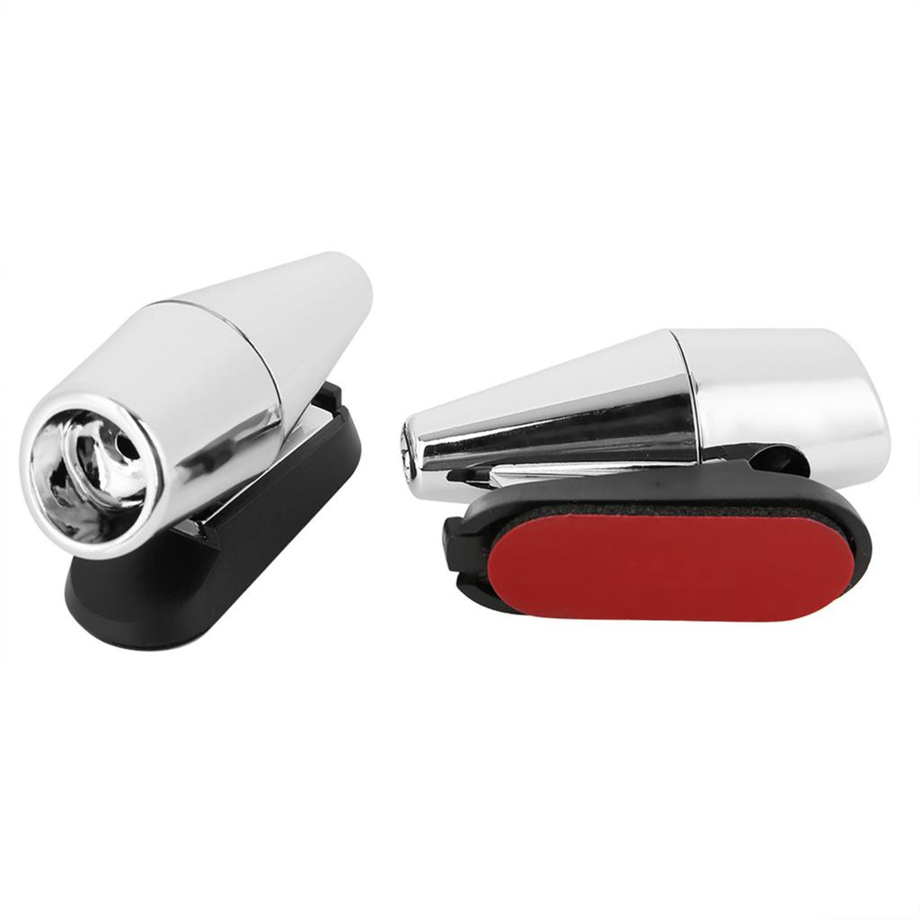 2 шт. Автомобильный автомобильный олень змея оповещение звуковой сигнал ультразвуковой ветроэнергетический отпугиватель животных (Серебряный)