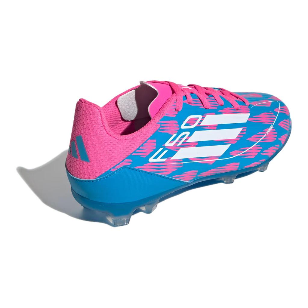 adidas F50 League Мультигрунт Солнечный Синий Облачно-Белый Солнечный Розовый (GS) Детские кроссовки IF1365