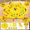 Magnetic Bee Bean Picking Game with Headband Color Cognition Kids Parents