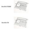 Силиконовый коврик для кофе для кофемашины Breville 870/880/878 Верхний противоскользящий пыленепроницаемый коврик Столешница Кухонные аксессуары