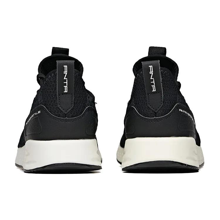 ANTA Casual Shoes Women's Low-top Black / Ivory White (Unisex) Casual Shoes 12928811 2