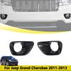 Накладка на передний противотуманный фонарь для Jeep Grand Cherokee 2011 2012 2013 Внешние накладки на противотуманные фары Декоративная отделка Аксессуары для стайлинга автомобиля