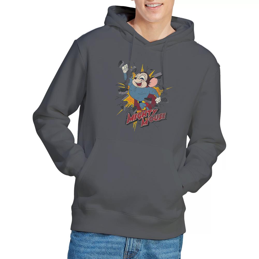Mighty Mouse Mens Break Through Hoodie