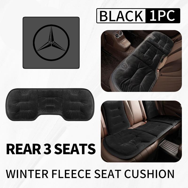 AABGW1 For Benz Car Seat Cushion Winter Plush Thickened Warmth Soft Cushion Seat Cover Accessories AMG Exclusive W204 W222 W205 W203