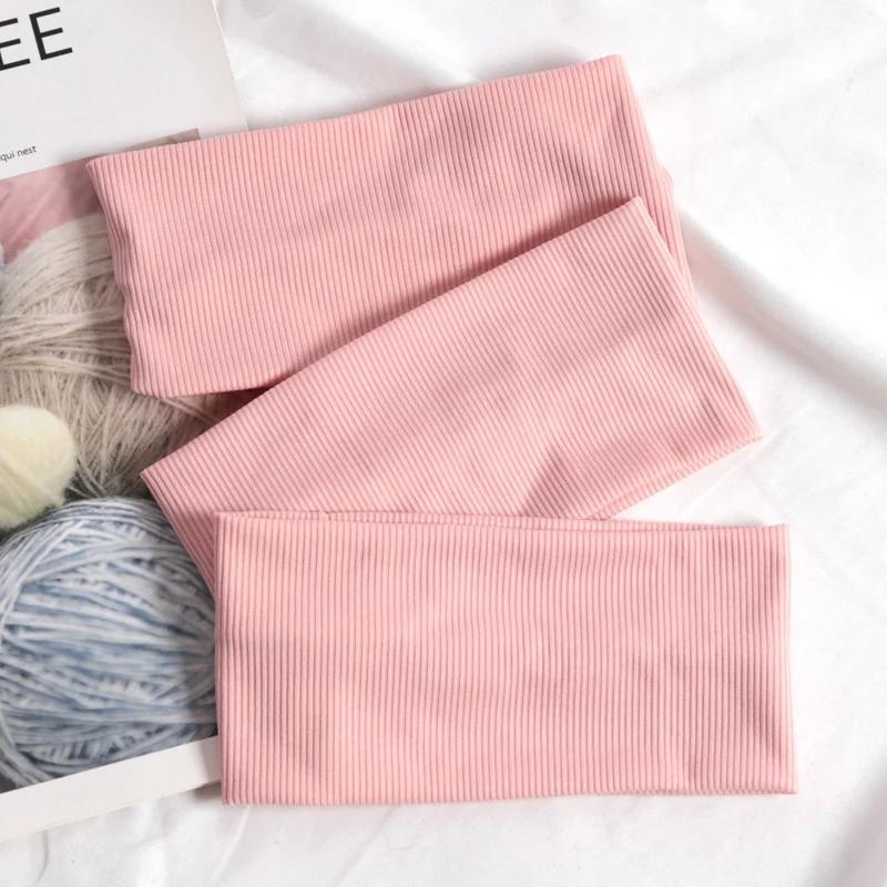 3 шт. Простые эластичные фитнес-йога повязки для волос для женщин мужчин однотонные беговые повязки для волос эластичные повязки для макияжа аксессуары