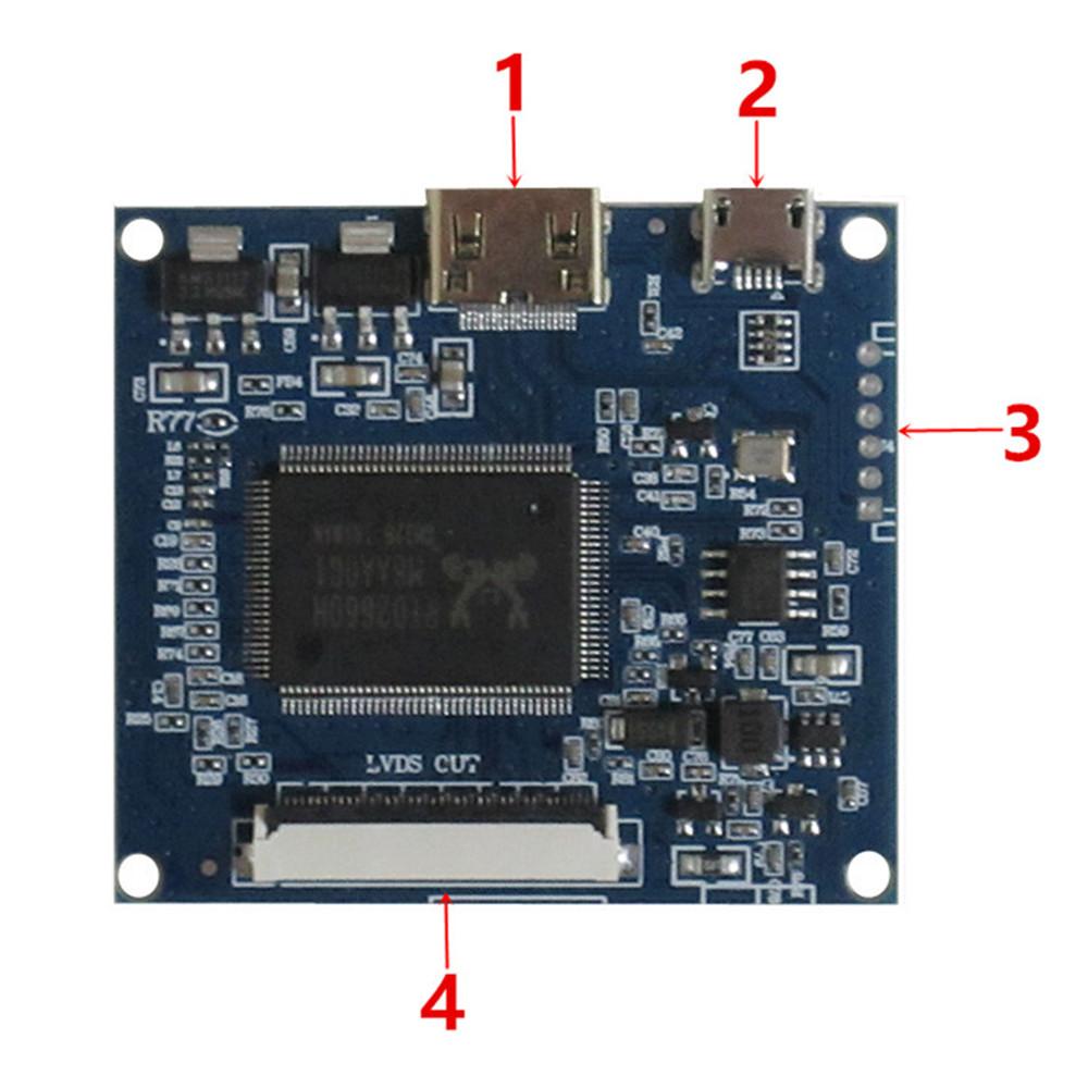 Плата управления драйвером HJ080IA-01E с монитором 8 дюймов, матрица IPS