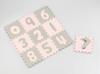 Otake Sangyo Puzzle Kitchen Wet Area EVA Pink Puzzle Set of 10 Mat, Mat, Mat, Mat, Children, Baby, Kids, 32x32x1.3cm, Mat,