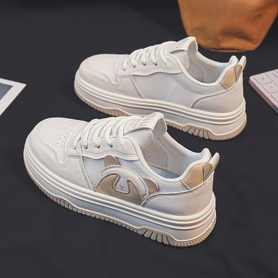 Летние новые универсальные сетчатые дышащие кроссовки студенческие спортивные повседневные туфли белые туфли женские