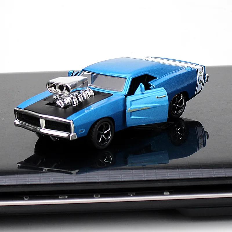 1/36 Dodge Classic Car Alloy Model Car Model Jewelry Metal Return Toy Gift Decorations