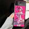 Чехол для телефона Samsung Galaxy Z Flip7 Flip6 Flip5 Flip4 Flip3 5G из твердого пластика, аниме Мадока Магика, черный