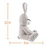 Apricot Lamb Grey Corduroy Bunny Plush Toy for Soft and Fluffy Grey Corduroy Bunny for Girls and 23cm Kids, Cute, Boys,