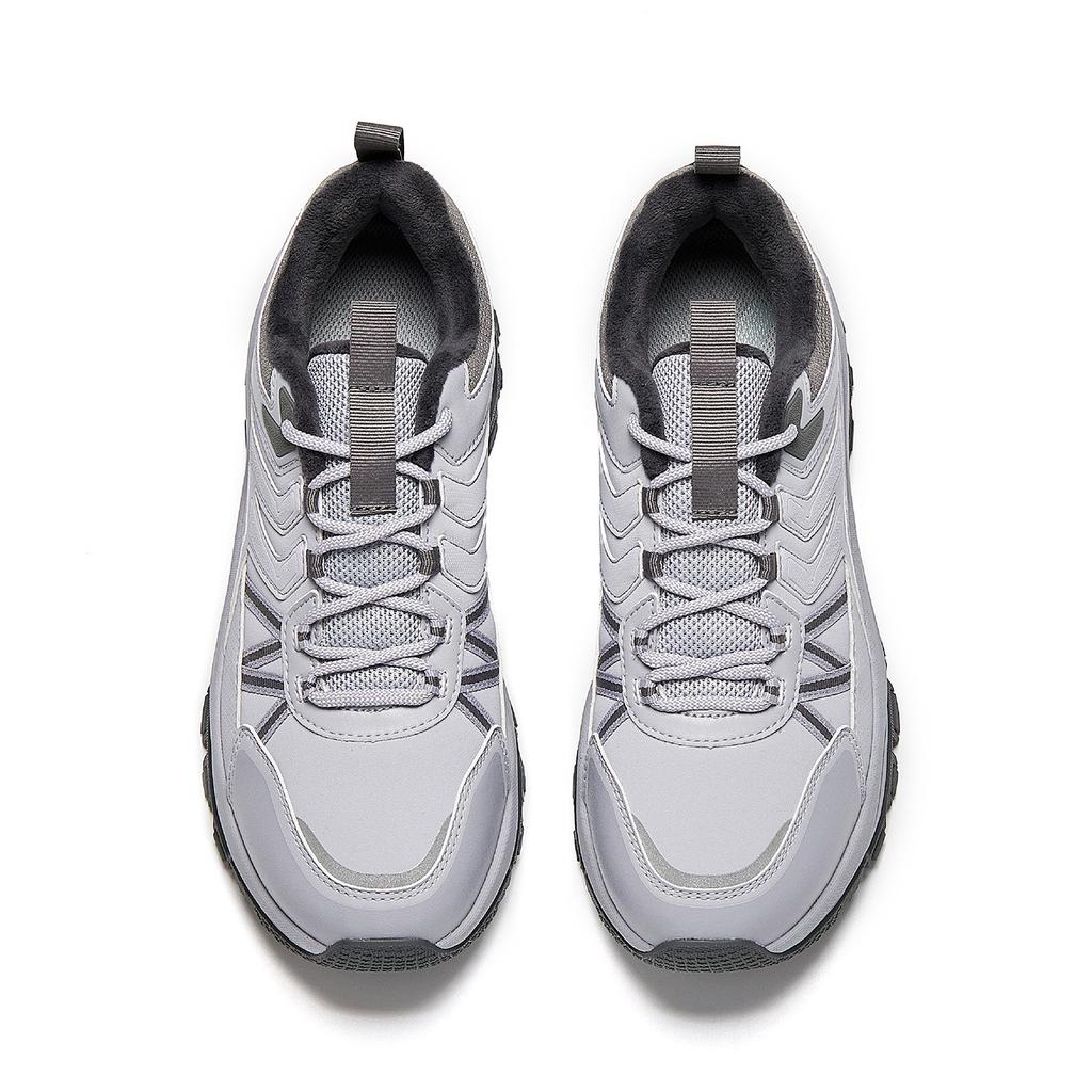 Anta Explore Mountain Comfortable Fashion Non-Slip Wear-Resistant Waterproof Low-Top Hiking Shoes Men Hiking Shoes Jacquard-Gray 912545584-5