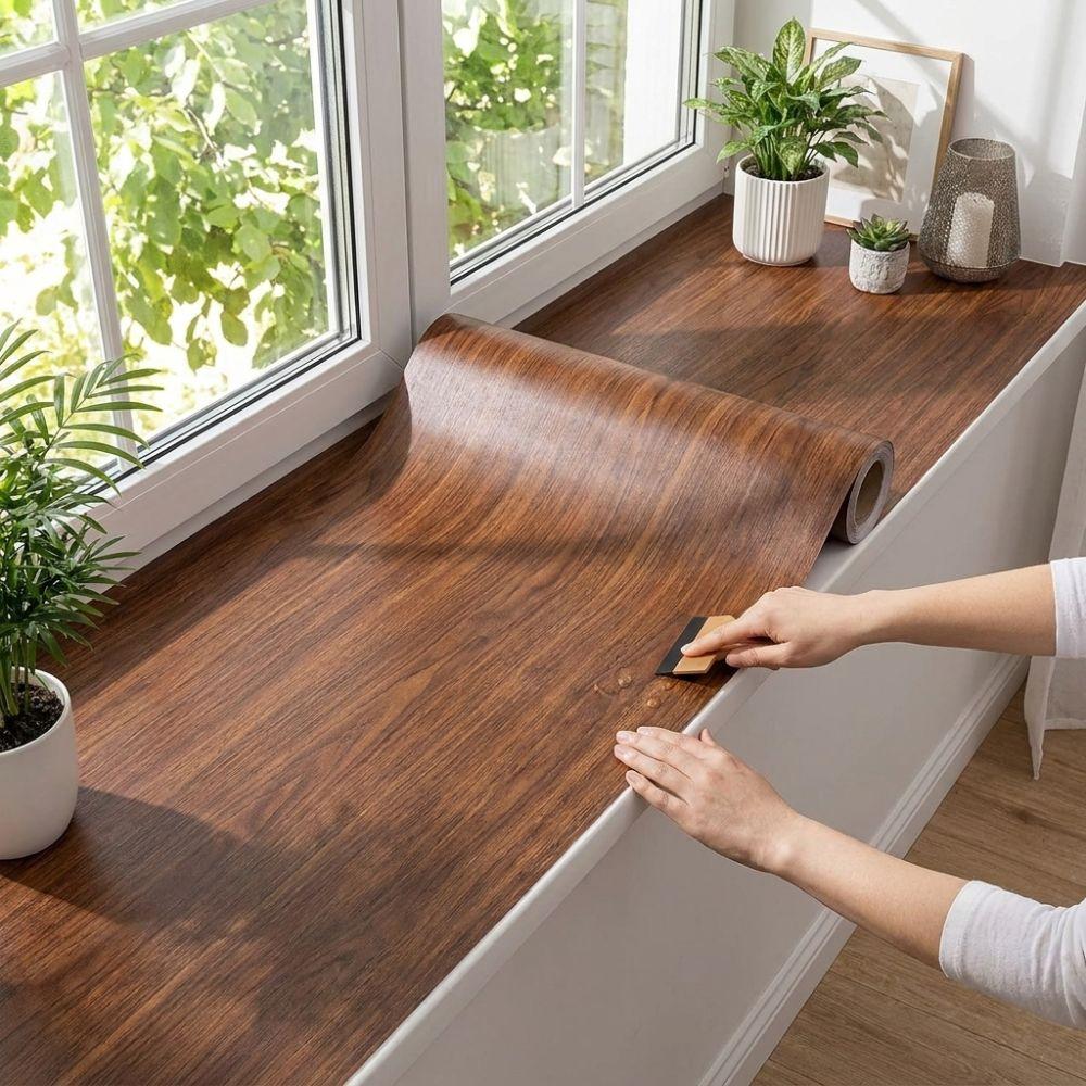 Removable Waterproof Sticker Thickened Self-Adhesive Wallpaper Desktop Door