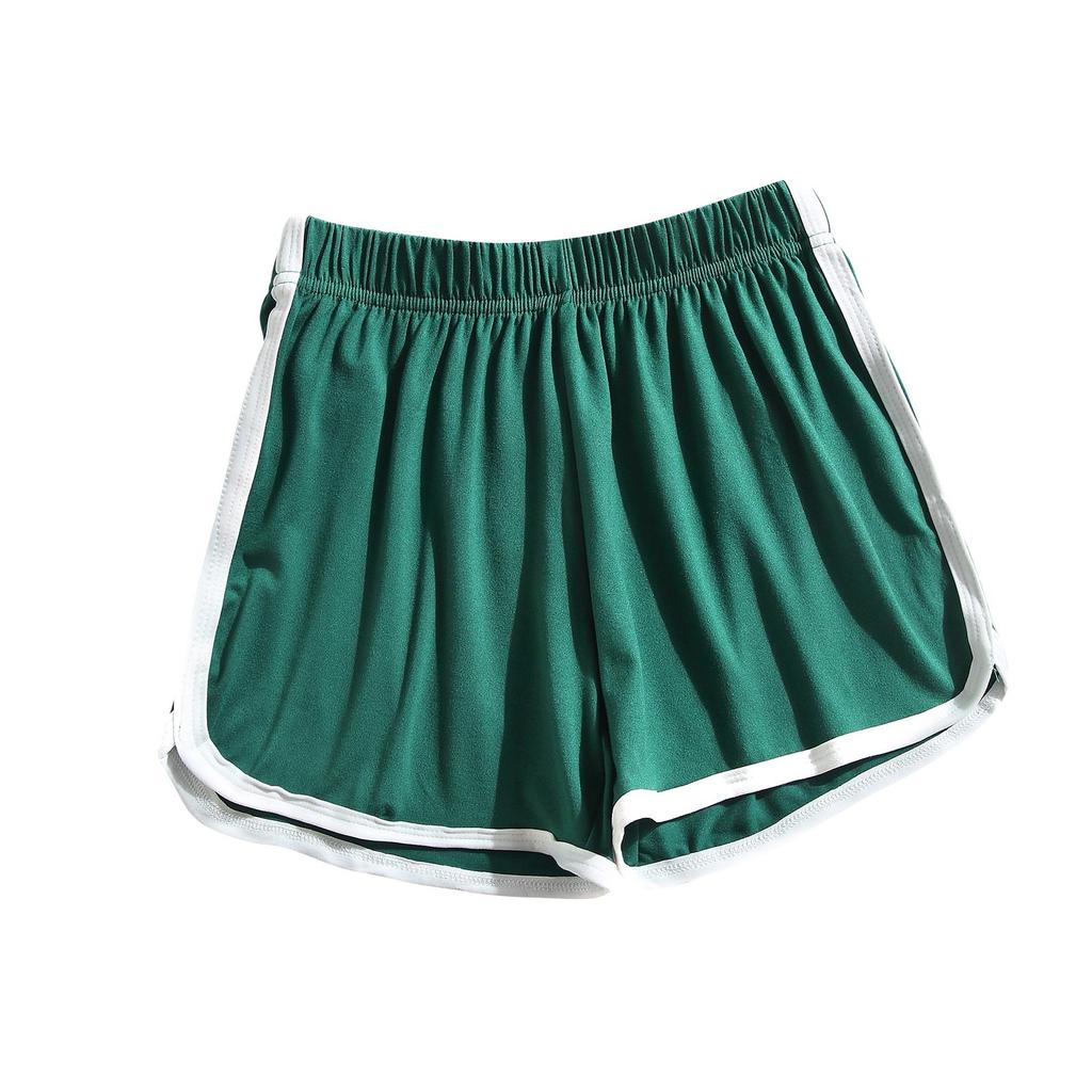 Женские летние модные универсальные гладкие эластичные спортивные шорты