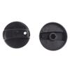 2PCS Natural Gas Stove Universal DIY Accessories Kitchen Thickened Black Plastic Gas Stove Cooker Control Knobs